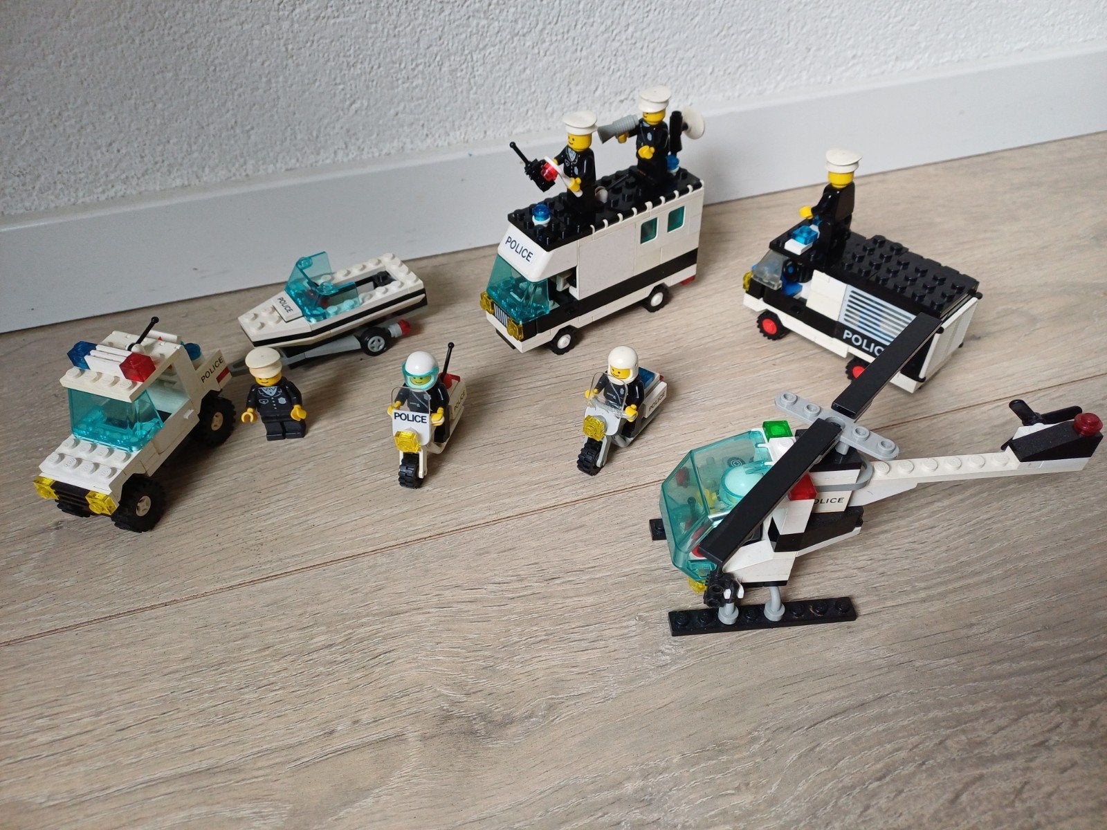 Lego politie voertuigen verzameling, Ophalen of Verzenden, Gebruikt