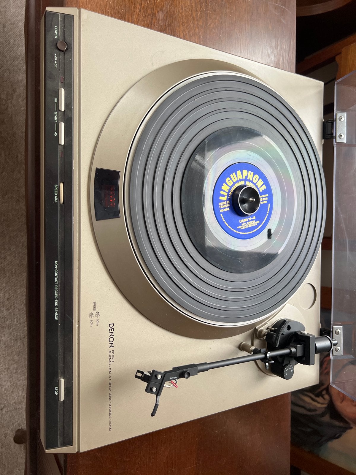 Denon DP-30L II Direct Drive Platenspeler - Automatisch, Overige merken, Gebruikt, Automatisch, Verzenden