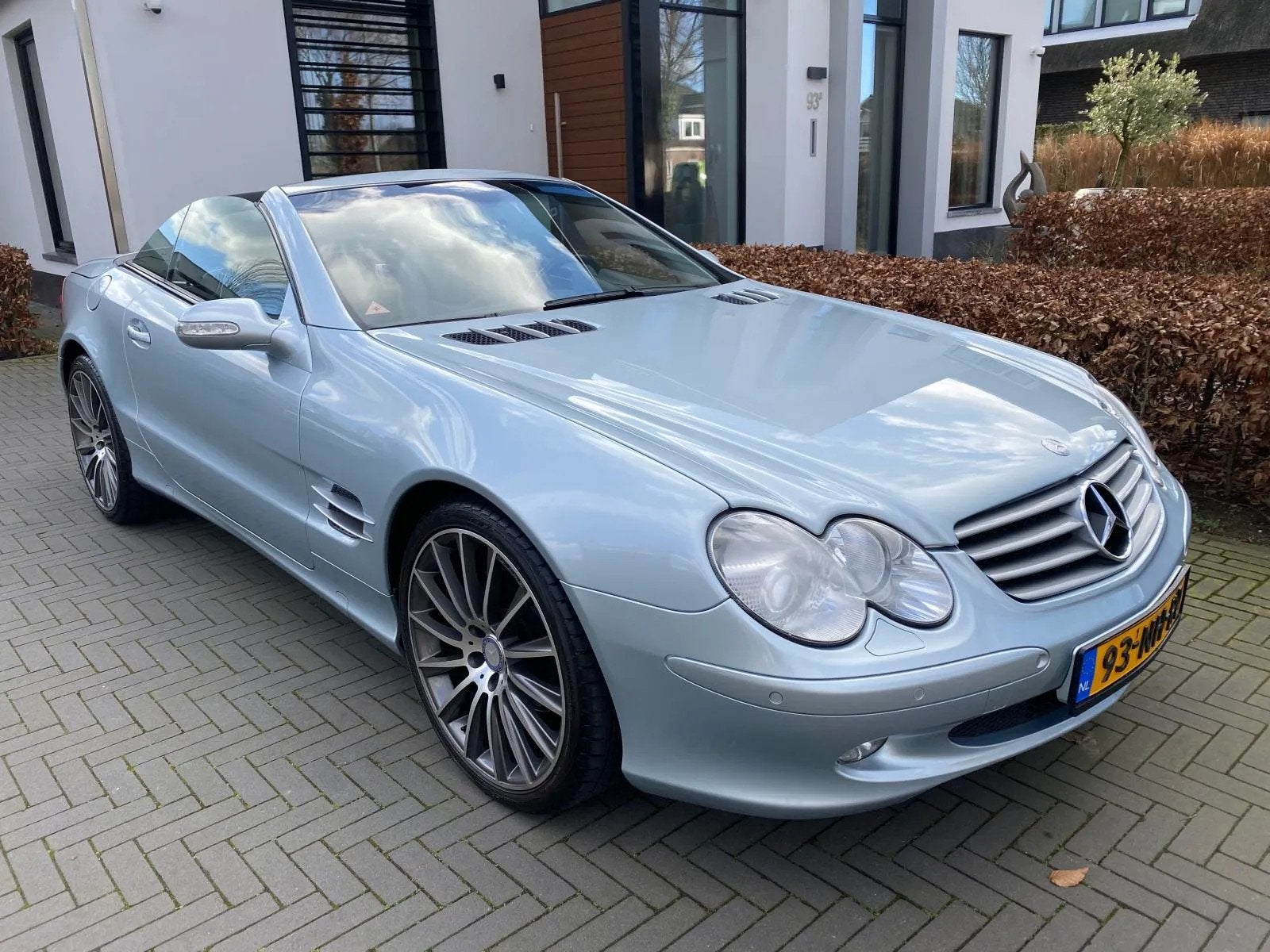 Mercedes-Benz SL-Klasse 350 Youngtimer Org NL Nieuwstaat, Auto's, Mercedes-Benz, Bedrijf, Te koop, SL, ABS, Airbags, Airconditioning