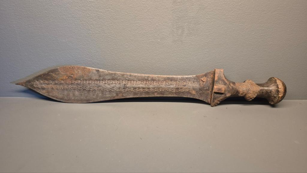 19de eeuwse kortzwaard uit Congo, Ophalen of Verzenden