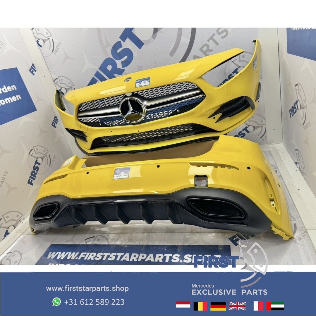 W177 A KLASSE AMG PAKKET BUMPER SET Origineel Mercedes GEEL, Auto-onderdelen, Carrosserie en Plaatwerk, Gebruikt, -, Ophalen of Verzenden