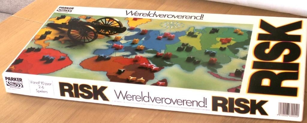 Risk van Parker in witte doos Wereldveroverend Bordspel, Ophalen of Verzenden, Zo goed als nieuw