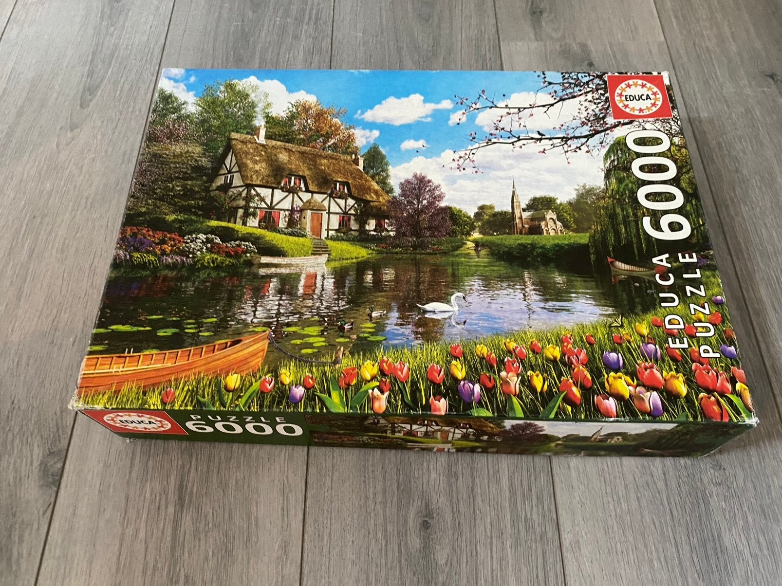Educa puzzel 6000 stukjes – Compleet – Verpakt in 4 zakken, Ophalen of Verzenden, Meer dan 1500 stukjes, Zo goed als nieuw, Legpuzzel