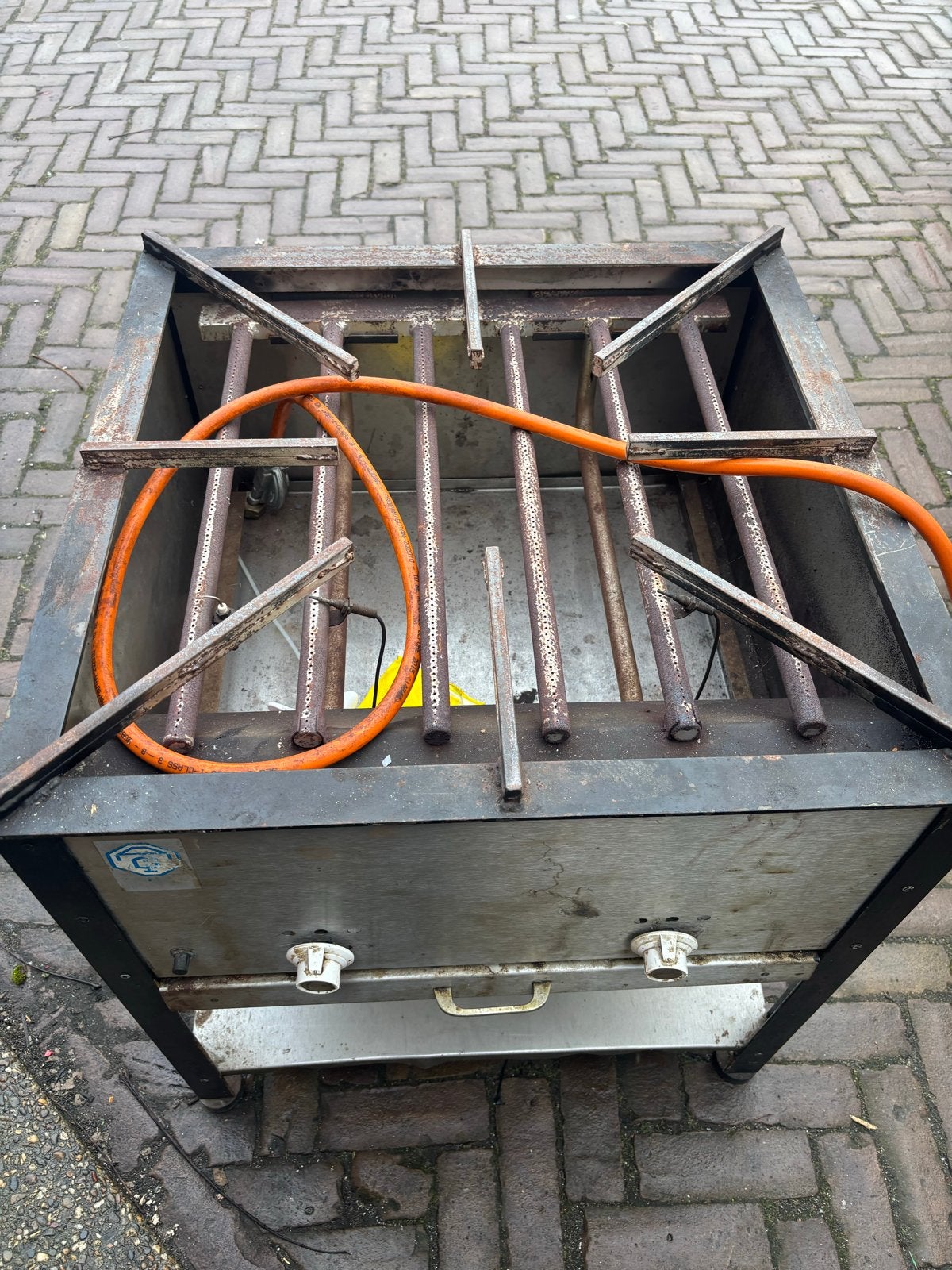 Gebruikt Horeca Fornuis - Gasbrander, Ophalen of Verzenden, Gebruikt, Fornuis, Frituur en Grillen