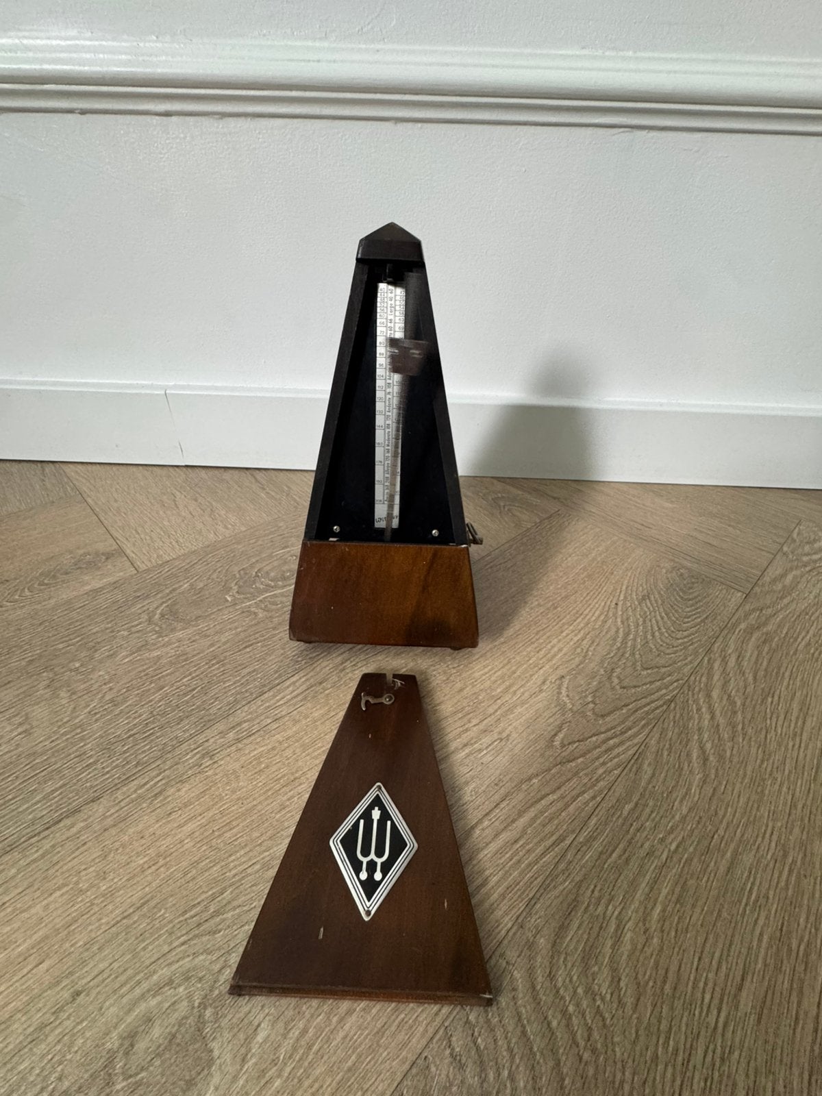 Vintage Wittner Metronoom - Houten Piramide Model, Ophalen of Verzenden, Gebruikt