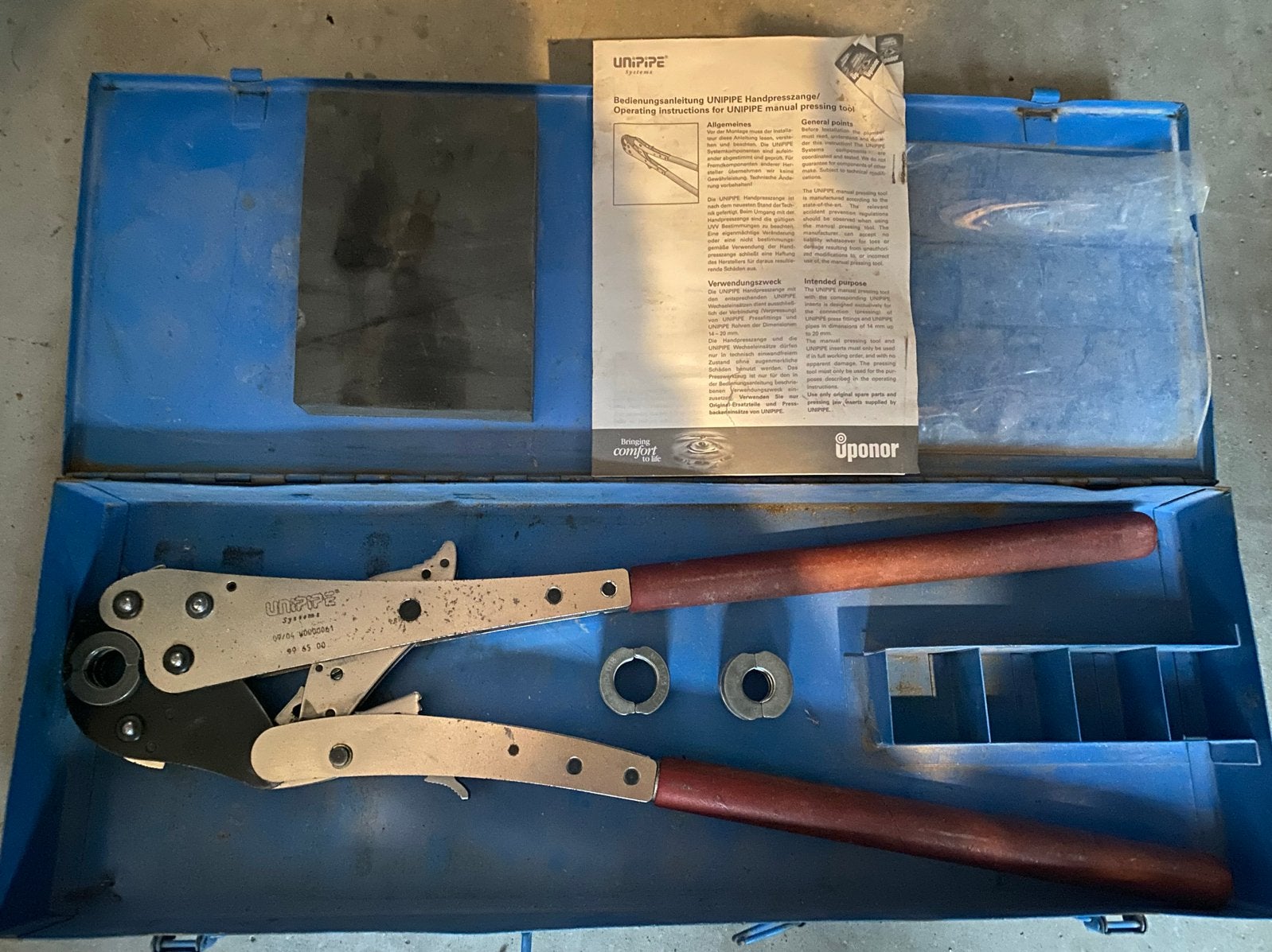 Uponor Klauke Handperstang 14/16/20, Ophalen of Verzenden, Gebruikt, Overige typen, Overige merken