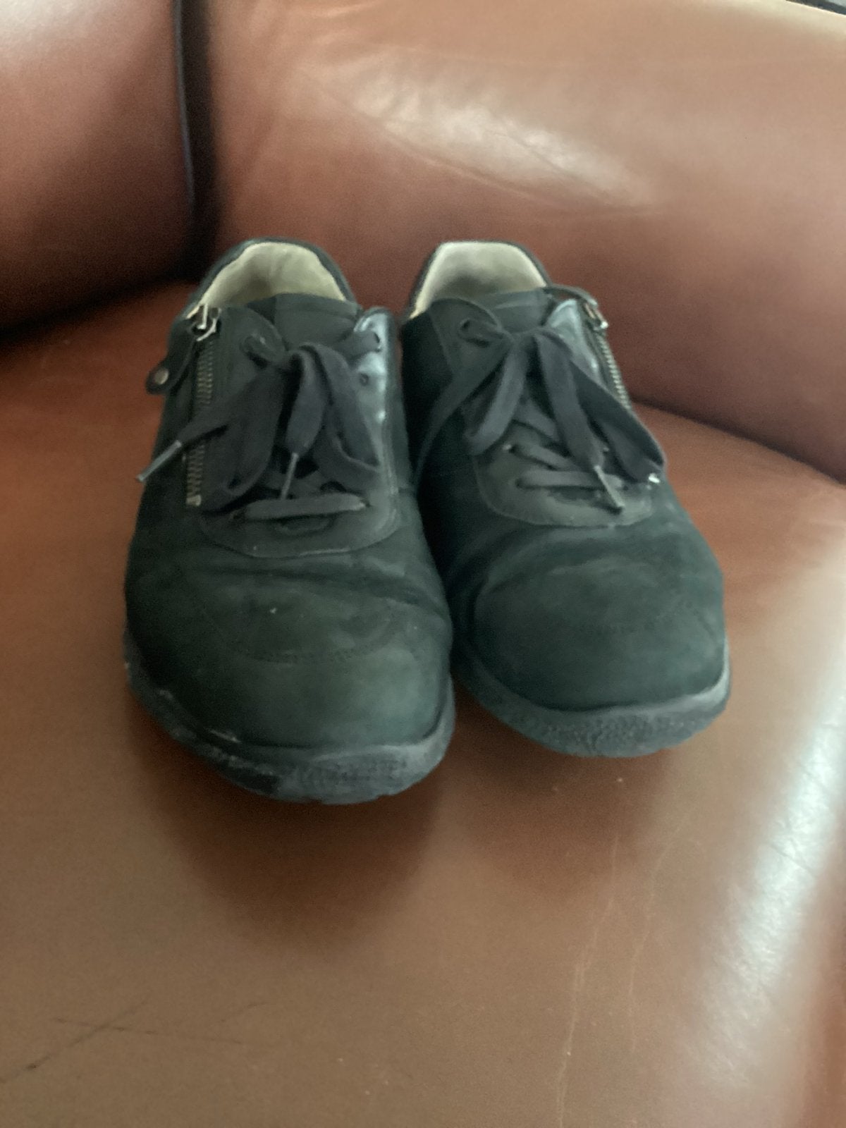 HARTJES Zwarte Comfortabele Veterschoenen, Ophalen of Verzenden, Gedragen, Zwart, Schoenen met lage hakken