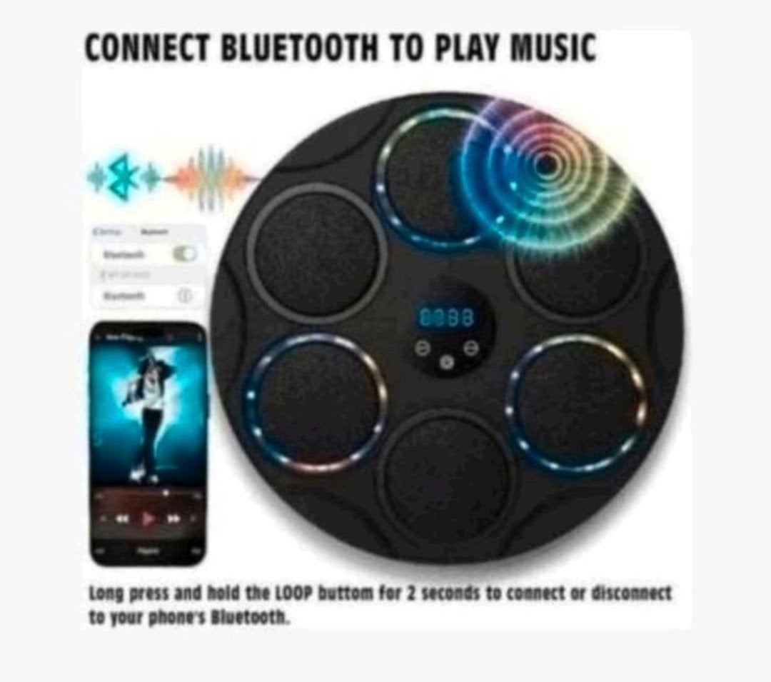 Muur Boks Machine met Bluetooth - 43 cm - Nieuw, Sport en Fitness, Ophalen of Verzenden, Nieuw, Boksbal