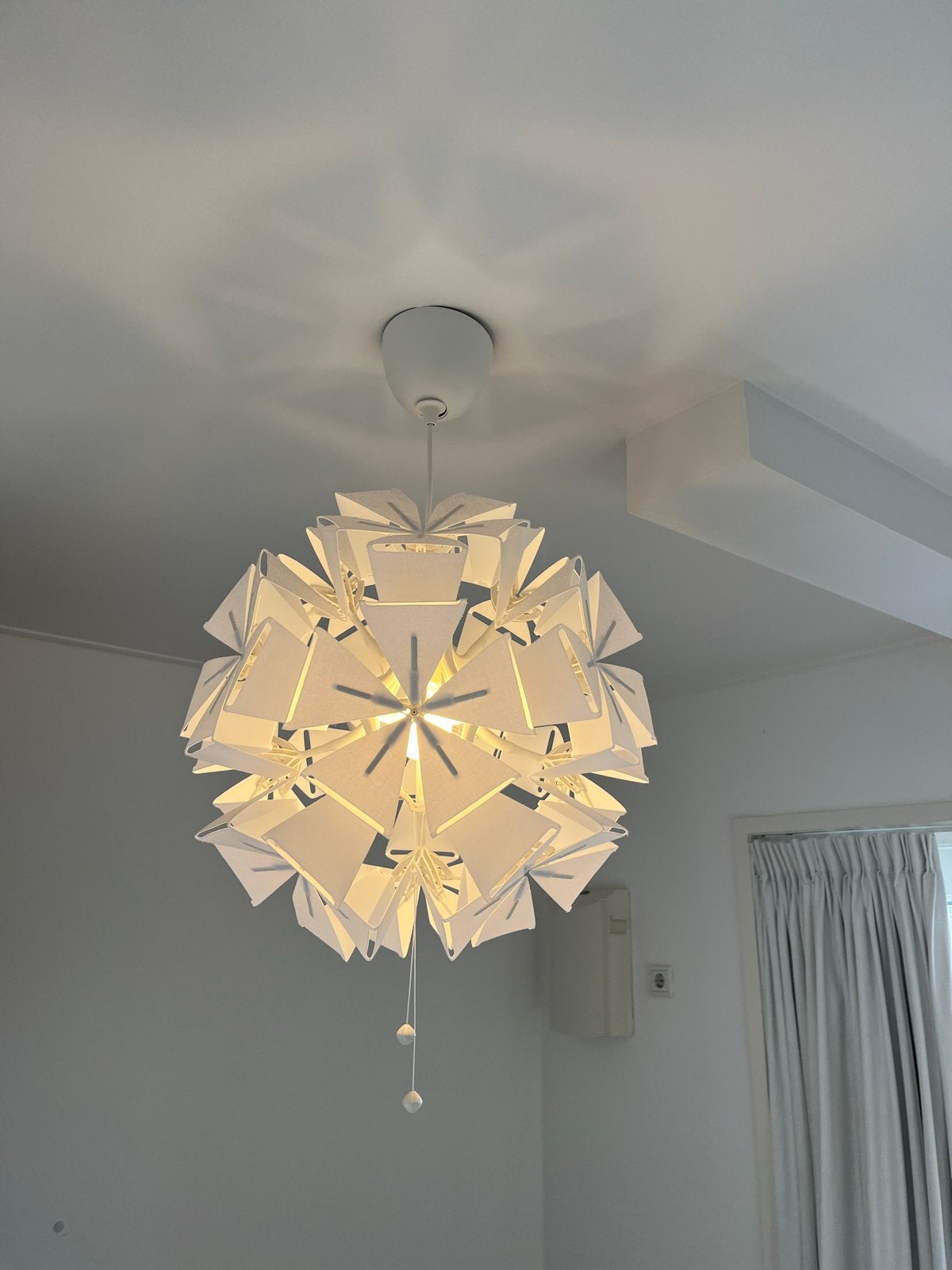 IKEA Ramsele - Wit, Verstelbaar Design, Ophalen of Verzenden, Zo goed als nieuw, Kunststof, E27 (groot)