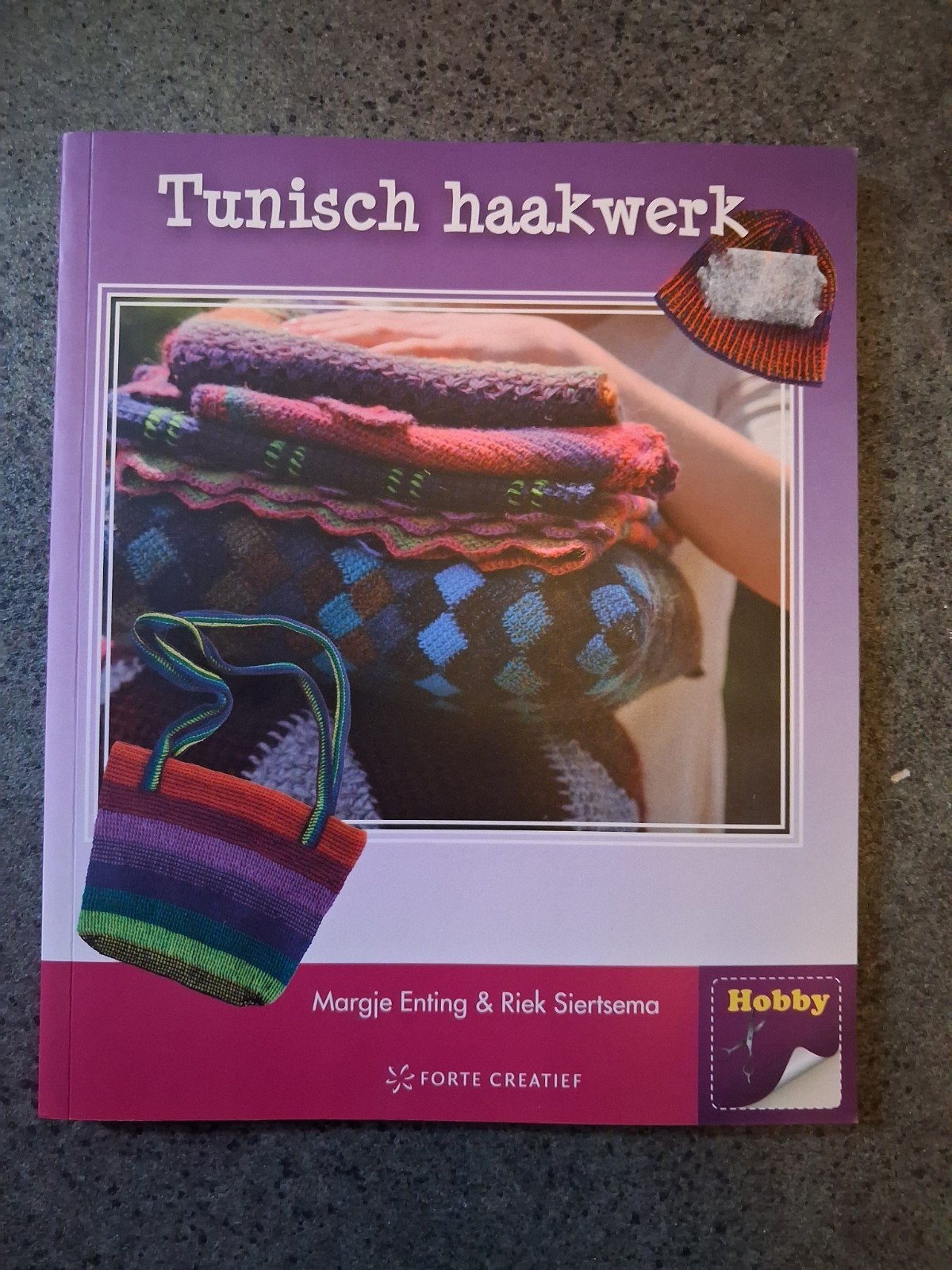Margje Enting - Tunisch haakwerk, Breien en Haken, Nieuw, Ophalen of Verzenden, Margje Enting; Riek Siertsema