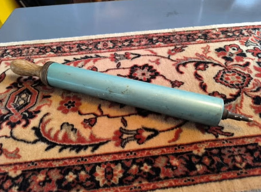 Oude Vintage pomp voor lederen voetbal, Ophalen of Verzenden