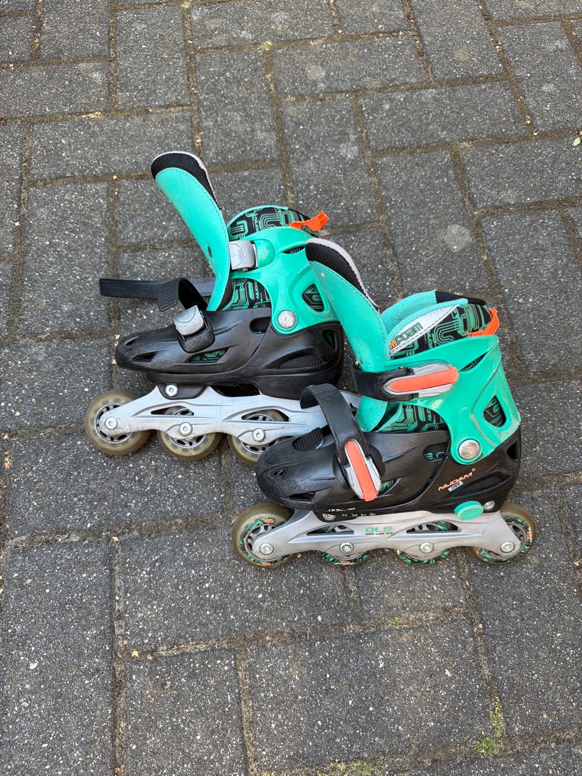 Nijdam Junior Skeelers Kinderen Maat 30-33 - Gebruikt, Kinderen, Inline skates 4 wielen, Ophalen, Overige merken