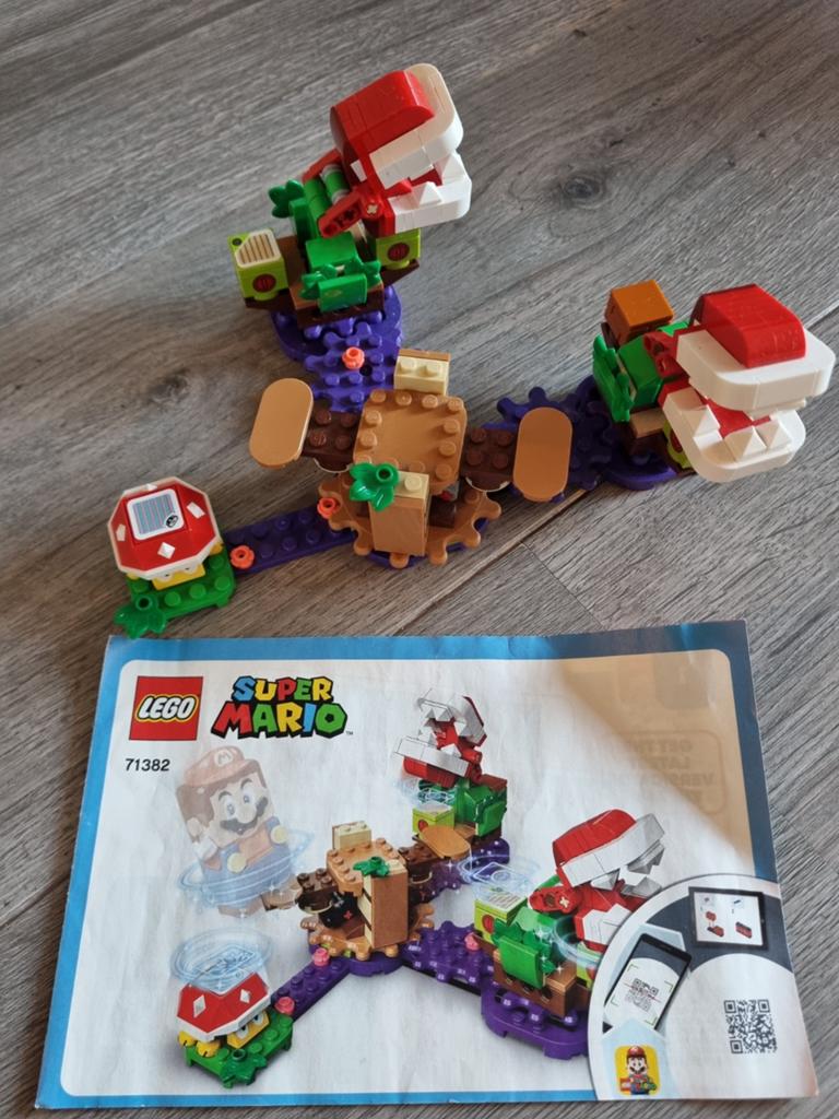 Lego mario piranha plant 71382, Lego, Ophalen of Verzenden, Zo goed als nieuw, Complete set