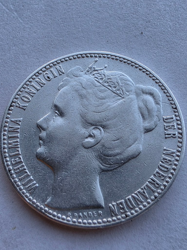 1 gulden 1904, Postzegels en Munten, Ophalen of Verzenden, Koningin Wilhelmina, 1 gulden, Zilver