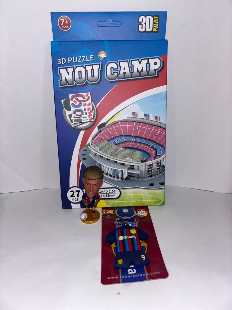 FC Barcelona club pakket, Ophalen of Verzenden, Nieuw, Buitenlandse clubs, Beeldje of Poppetje