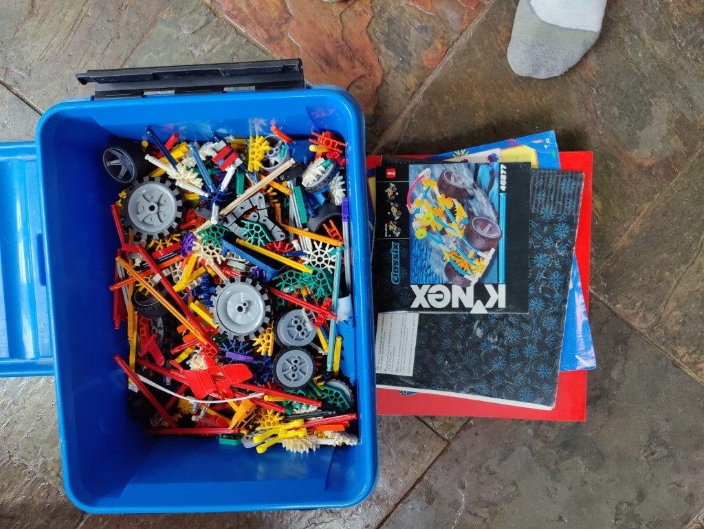 knex, Ophalen, Gebruikt, K'nex