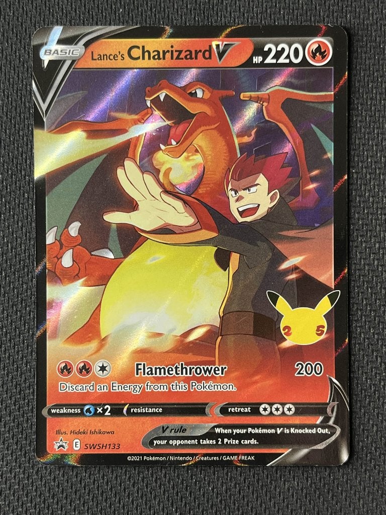 Lance's Charizard V (SWSH 133), Ophalen of Verzenden, Nieuw, Losse kaart, Foil