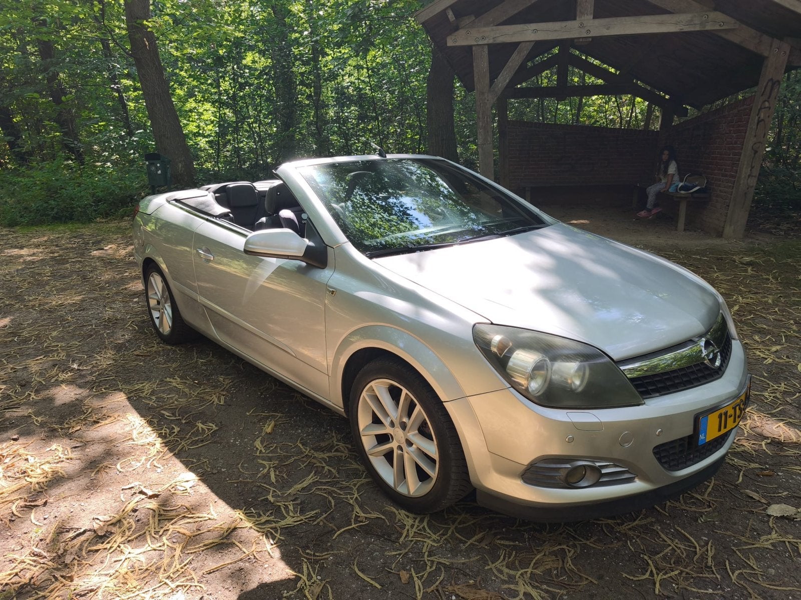 Opel Astra 1.8 16V Twintop AUT 2007 Grijs, Auto's, 4 cilinders, Cabriolet, 4 stoelen, 1796 cc