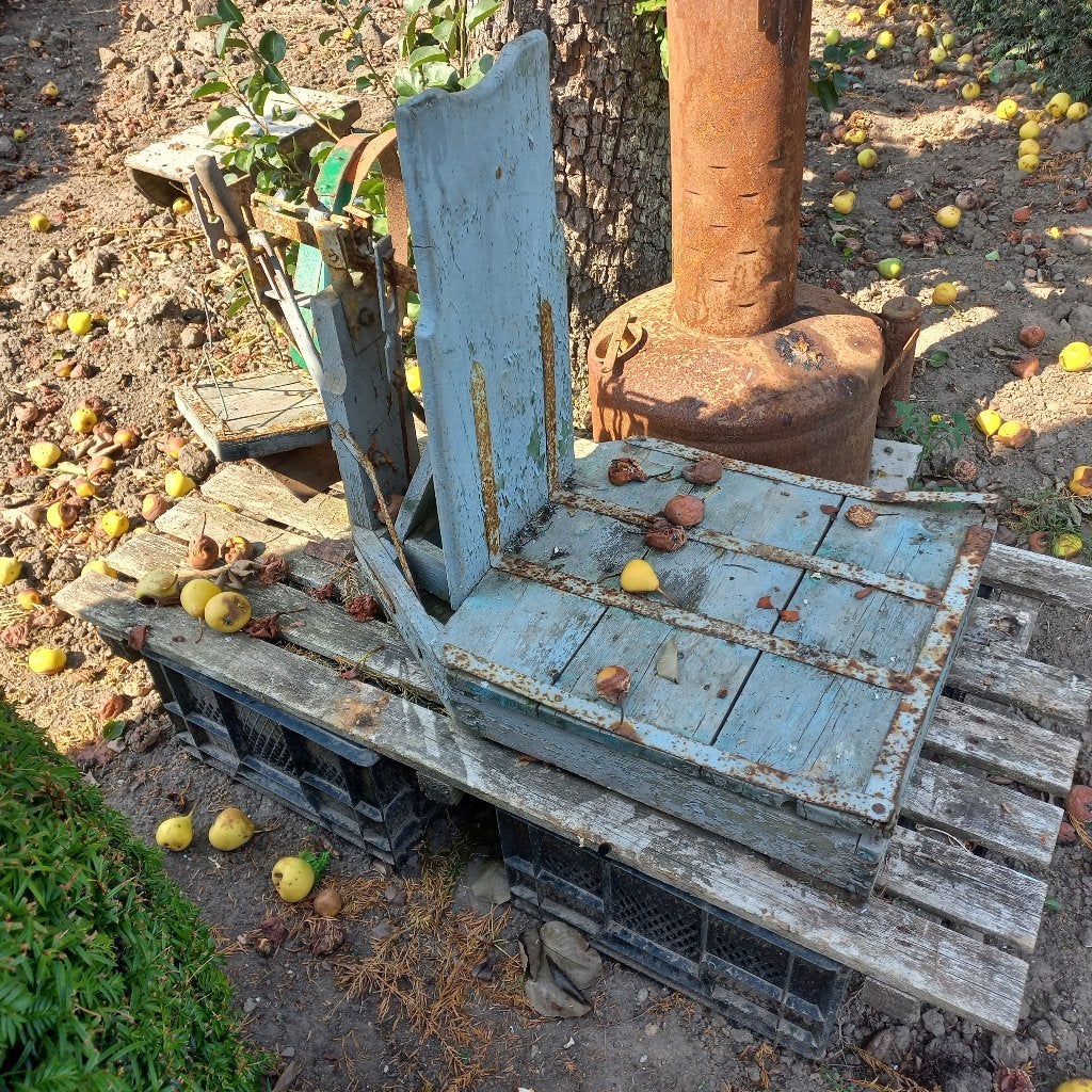 Bascule oude weegschaal, Ophalen