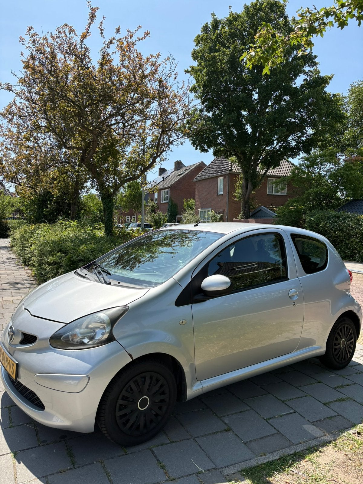 Toyota 2005 Grijs | airco, Auto's, 28 km/l, 4 stoelen, 68 pk, Particulier