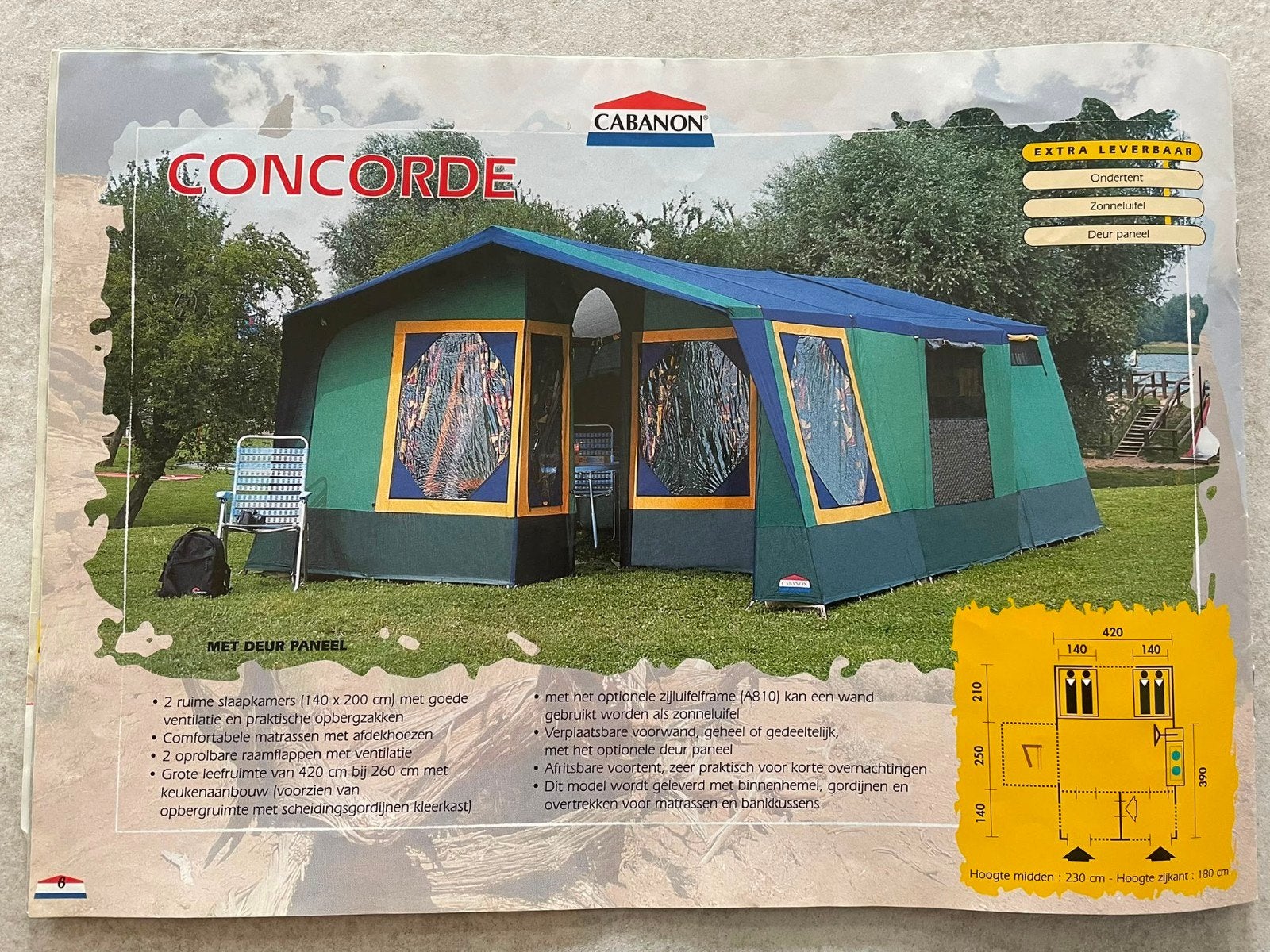 Vouwwagen Cabanon Concorde (1999), Ophalen, Cabanon