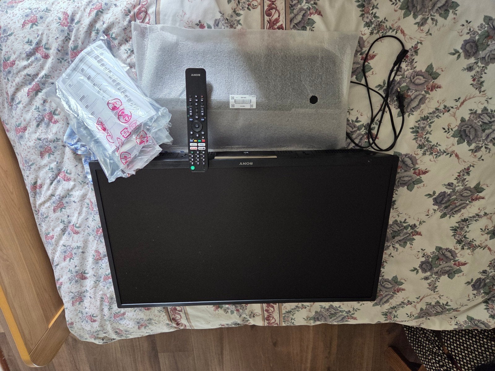 Sony tv, Ophalen, Zo goed als nieuw