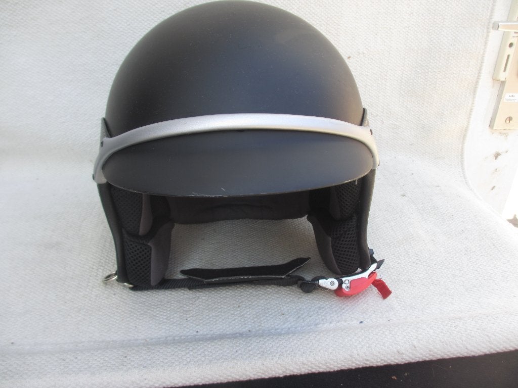 Vespa Helm Soft Touch" Abisso mat zwart", Fietsen en Brommers, Brommerhelmen, Ophalen of Verzenden, Zo goed als nieuw, Extra large of groter