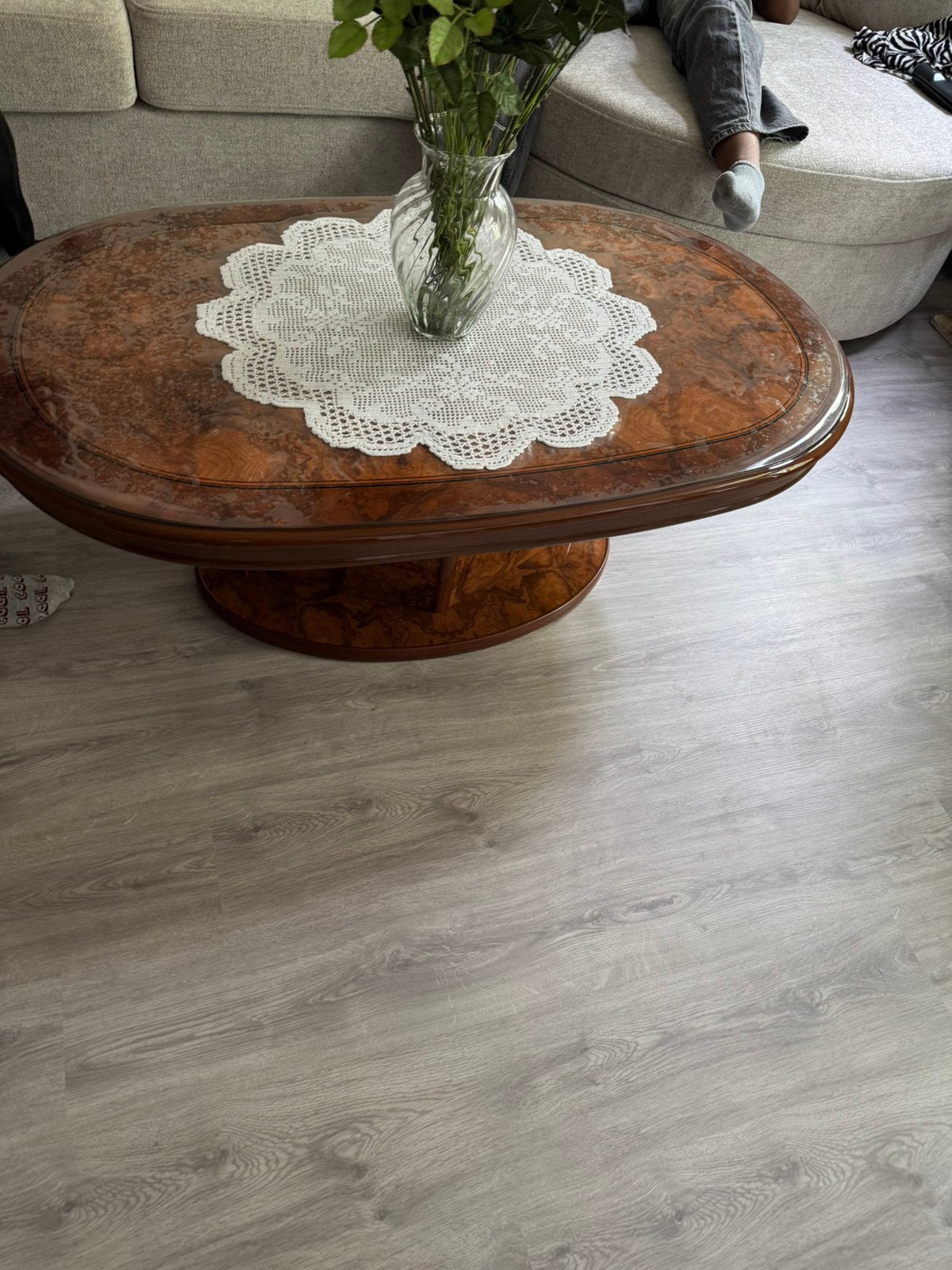Salontafel, Huis en Inrichting, Tafels | Salontafels, 100 tot 150 cm, Zo goed als nieuw, Minder dan 50 cm, Rechthoekig