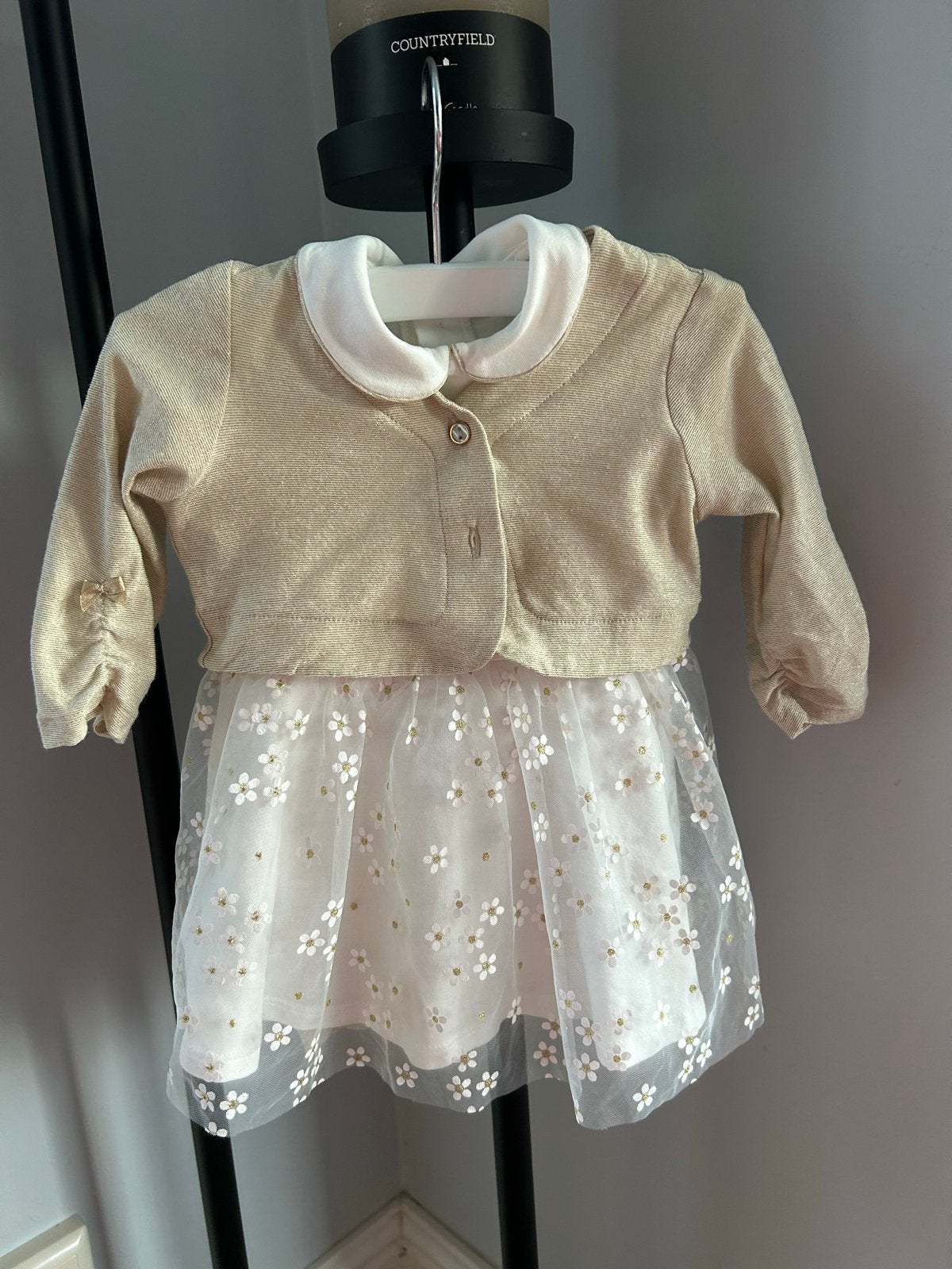 Setje van Gymp. Jurk, vestje, legging en haarband, Kinderen en Baby's, Ophalen of Verzenden, Zo goed als nieuw, Meisje