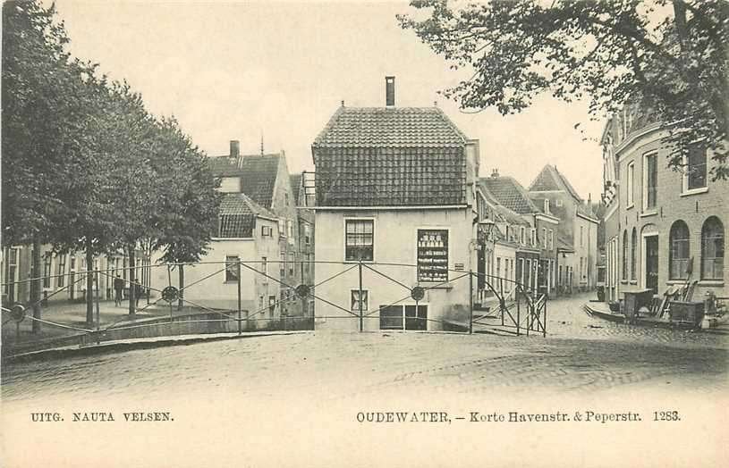 380-667-007 Oudewater Korte Havenstraat en Peperstra, Verzenden, Voor 1920, Utrecht