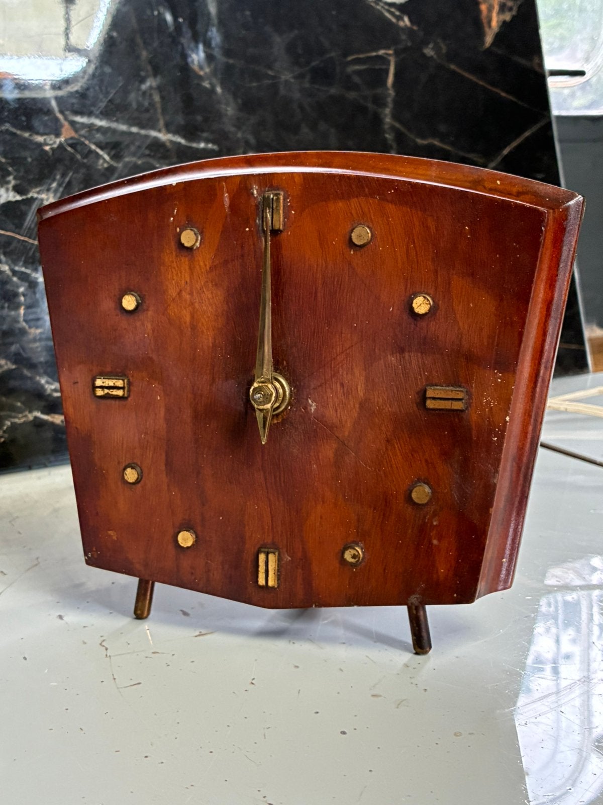 Vintage Nufa elektrische tafelklok |  | Jaren ’50/’60, Verzenden