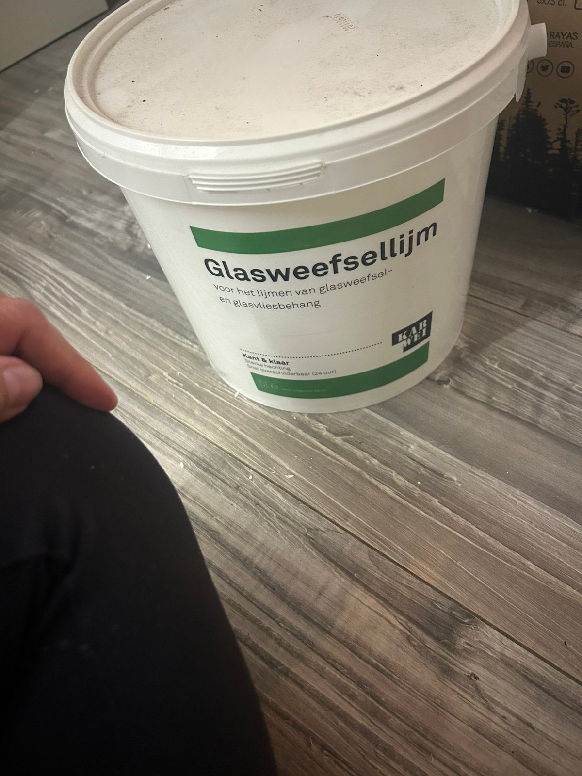 Lijm - Glasweefsellijm, Ophalen, Glasvezelbehang, 10 tot 25 m², Overige merken