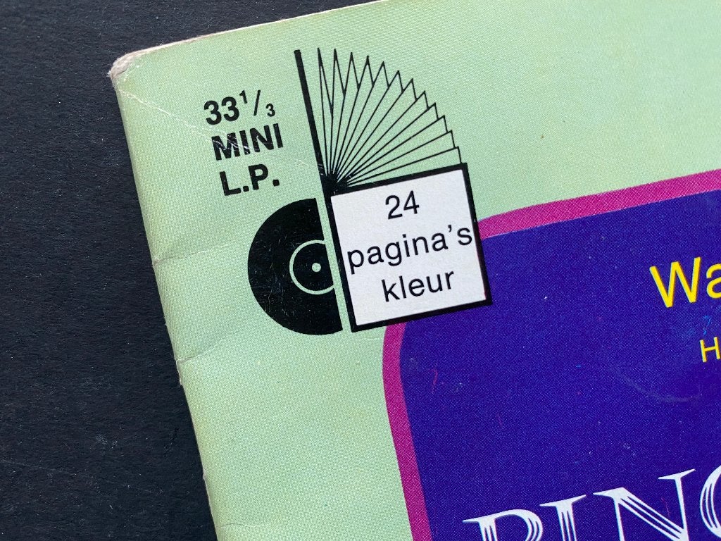 Walt Disney Het verhaal van Pinocchio  Met mini LP / 1970, Ophalen of Verzenden, Peter Pan of Pinokkio, Zo goed als nieuw, Overige typen