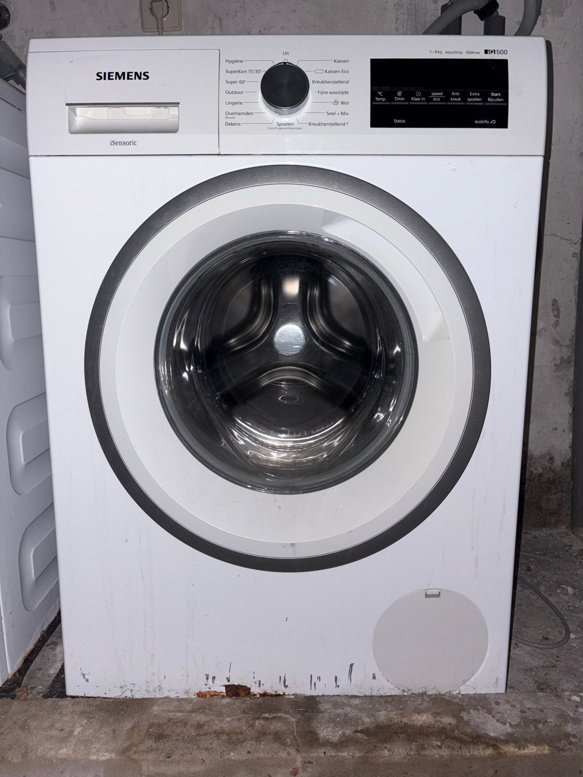 Siemens IQ500 WM14T463NL/27 Wasmachine - Lichte schade, Ophalen, 1200 tot 1600 toeren, Gebruikt, 8 tot 10 kg
