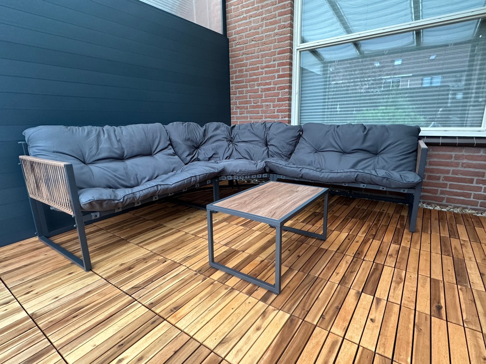 Deze loungeset is nooit gebruikt, Ophalen of Verzenden, Zo goed als nieuw