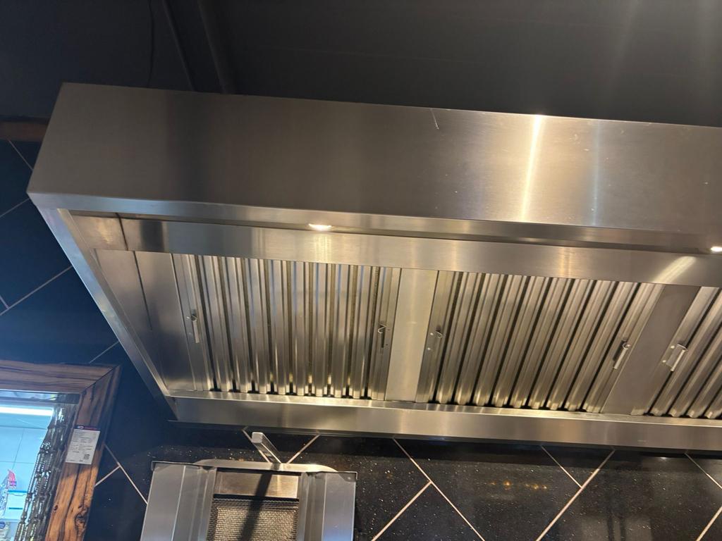 Professioneel Horeca Afzuigsysteem - RVS Afzuigkap, Witgoed en Apparatuur, Ophalen, Gebruikt, Wandschouwkap, 800 m³ per uur of meer