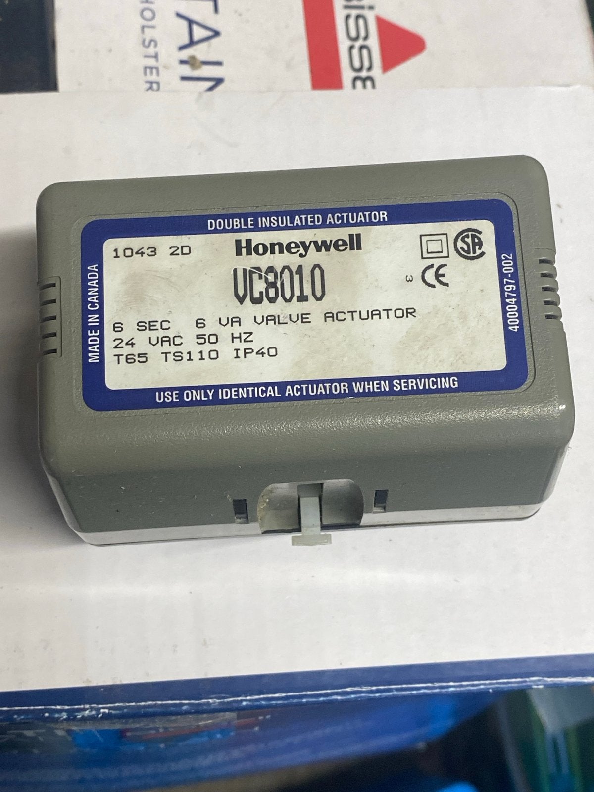 Honeywell VC8010 Klepactuator - Werkend Gedemonteerd, Ophalen of Verzenden, Gebruikt