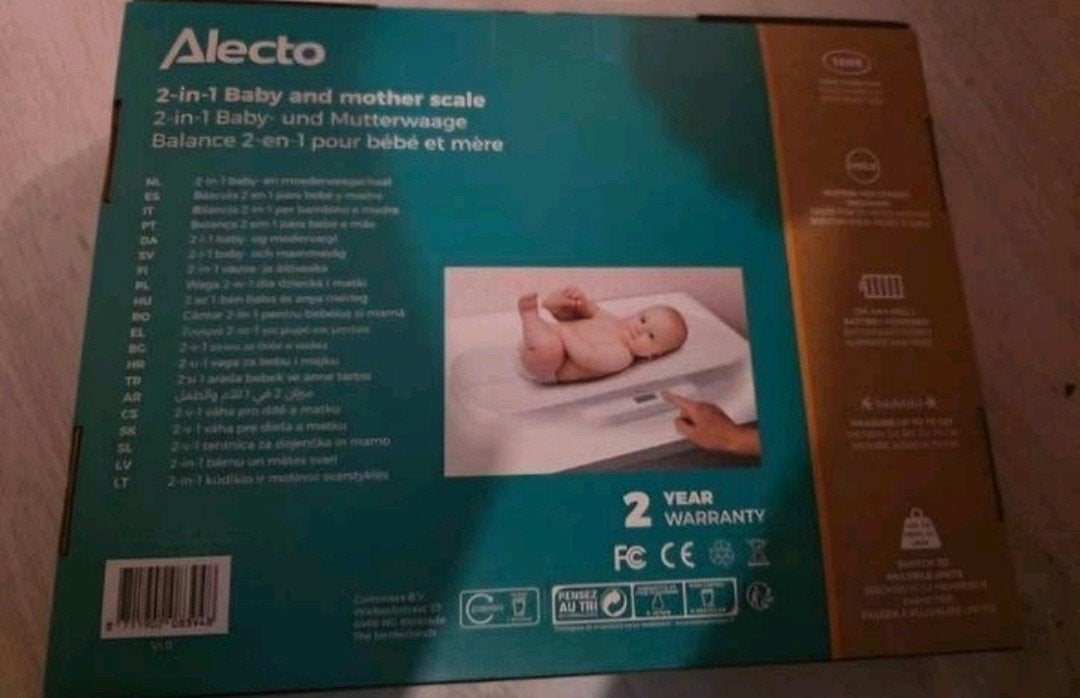 Baby weegschaal nieuw bc70 alecto, Ophalen of Verzenden, Nieuw, Overige typen