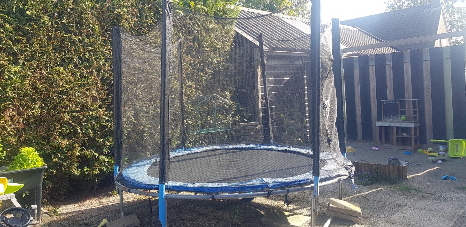 Gratis trampoline, Ophalen of Verzenden, Gebruikt