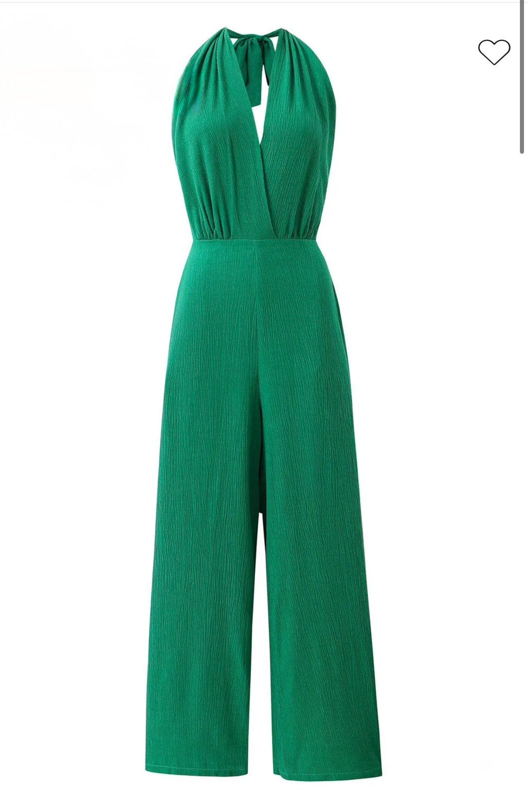 Nieuwe (!) FRNCH groene dames halter jumpsuit, maat S, Ophalen of Verzenden, Nieuw, Maat 36 (S), Groen