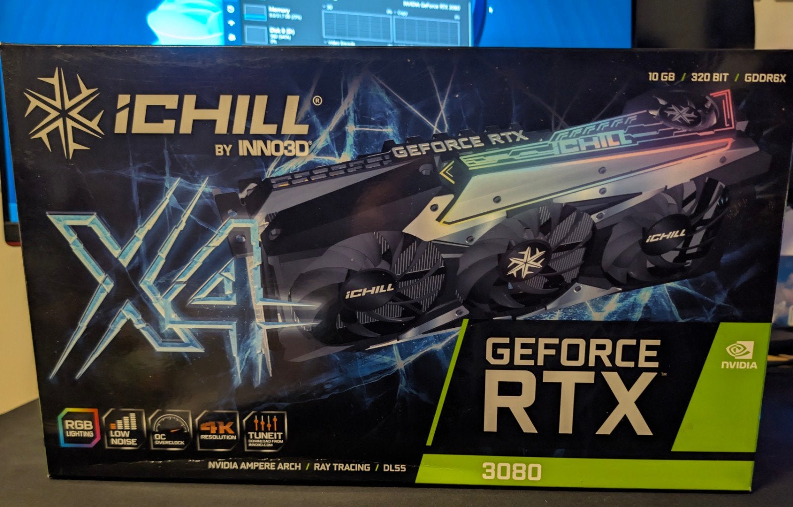 Inno3D GeForce RTX 3080 iCHILL X4, Verzenden, GDDR6, PCI-Express 4, Zo goed als nieuw