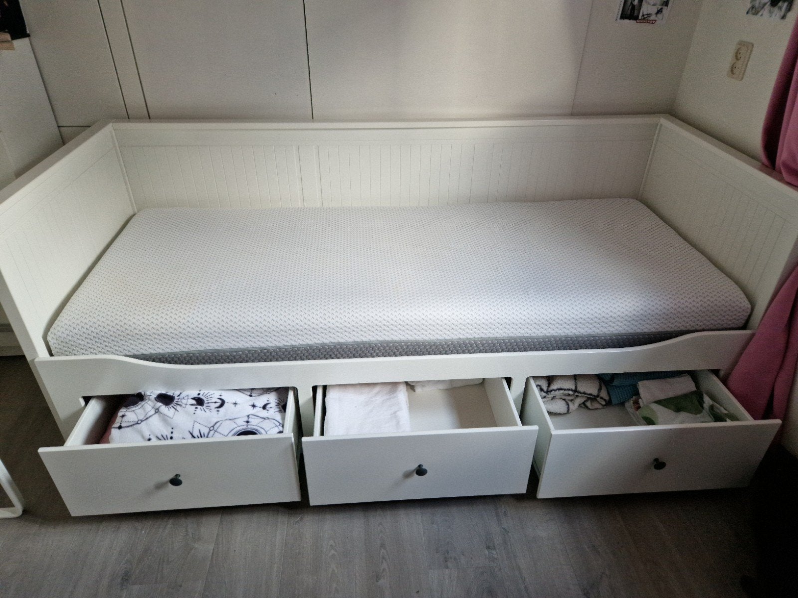 Bed, Ophalen, Gebruikt, Tweepersoons