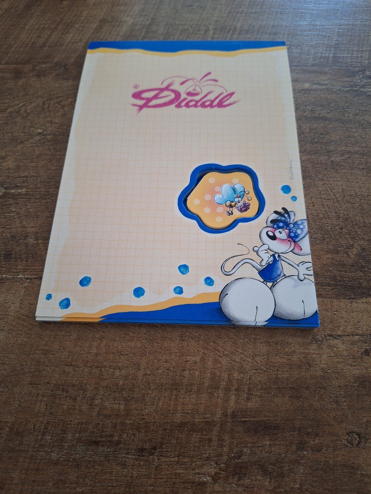 Diddl A5 blok nr 379 met 39 blaadjes, Ophalen of Verzenden, Diddl, Gebruikt, Papier, Kaart of Schrift