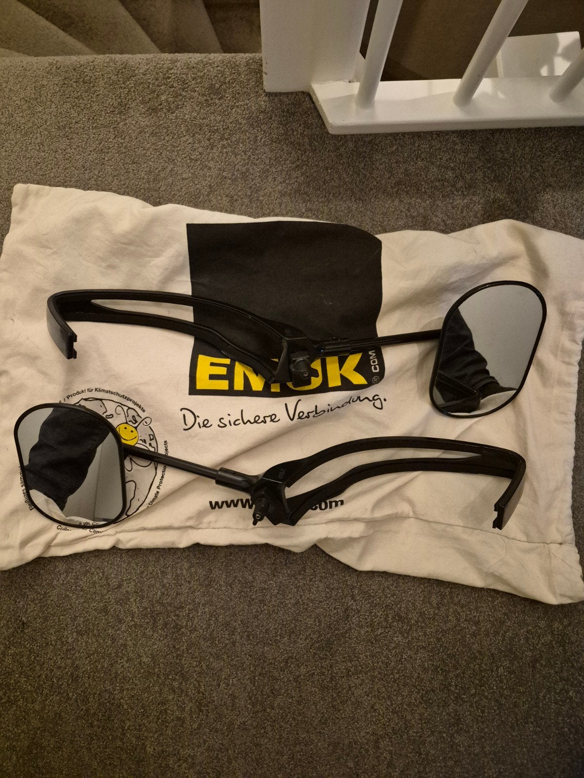 EMUK caravan spiegels -, Ophalen, Gebruikt, Universele onderdelen