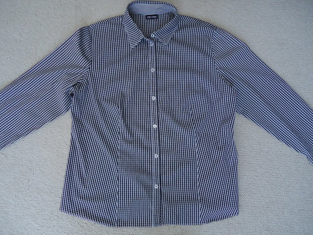 GERRY WEBER--LEUKE GERUITE BLOUSE--MAAT L, Blauw, Maat 42/44 (L), Ophalen of Verzenden, Gedragen