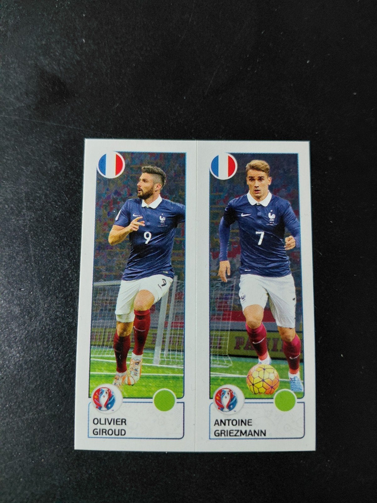griezmann/giroud (frankrijk) panini ek 2016, Verzenden, Nieuw, Buitenlandse clubs, Poster, Plaatje of Sticker