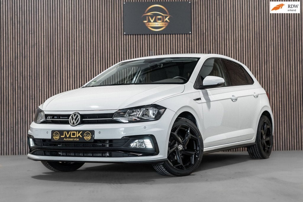 Volkswagen Polo 1.0 TSI R-line DSG LED NAVI CAMERA CRUISE, Auto's, Automatische klimaatregeling, Gebruikt, 95 pk, Wit