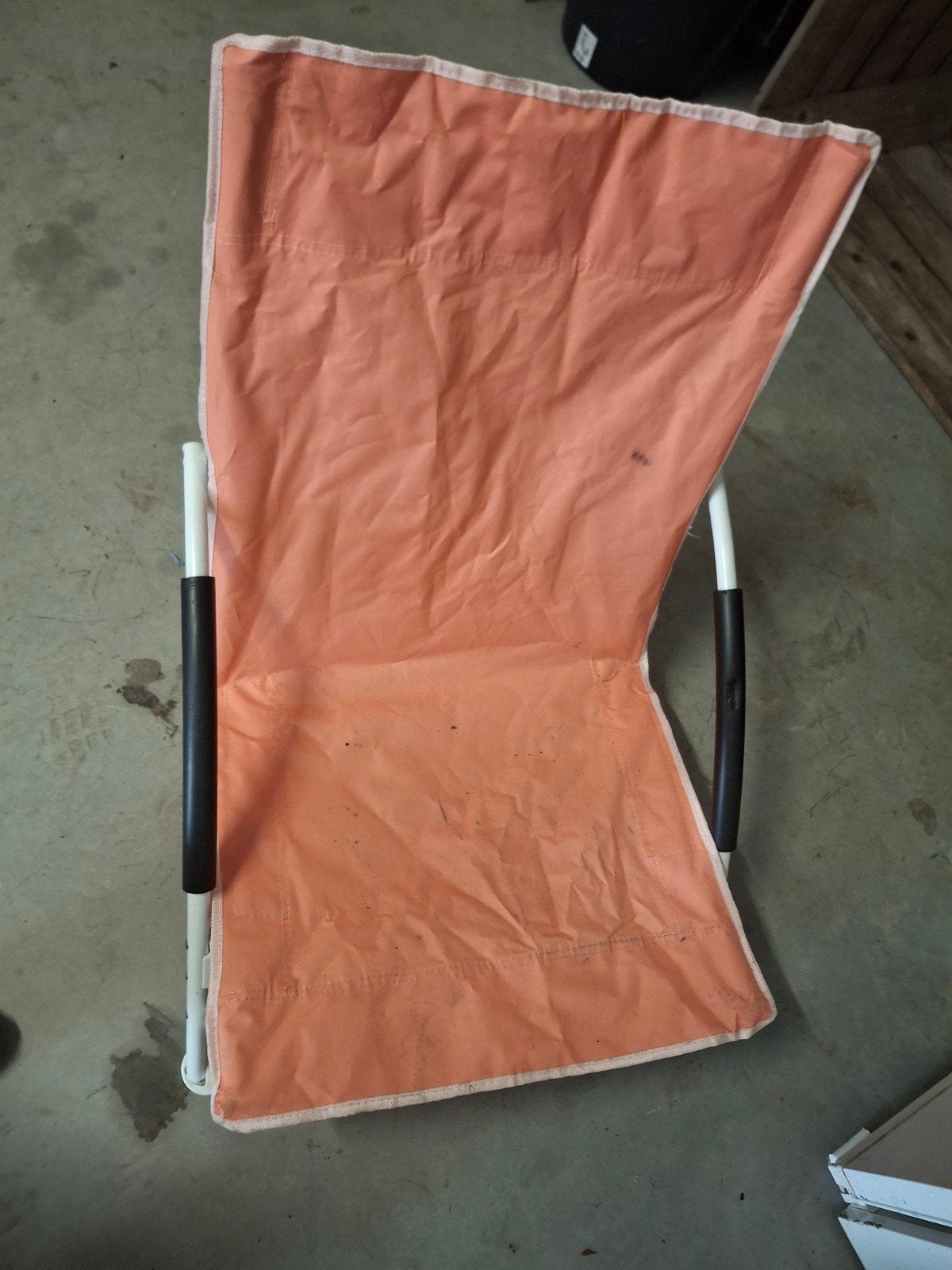 Opvouwbare strandstoel/ligstoel - Oranje, Ophalen of Verzenden, Gebruikt