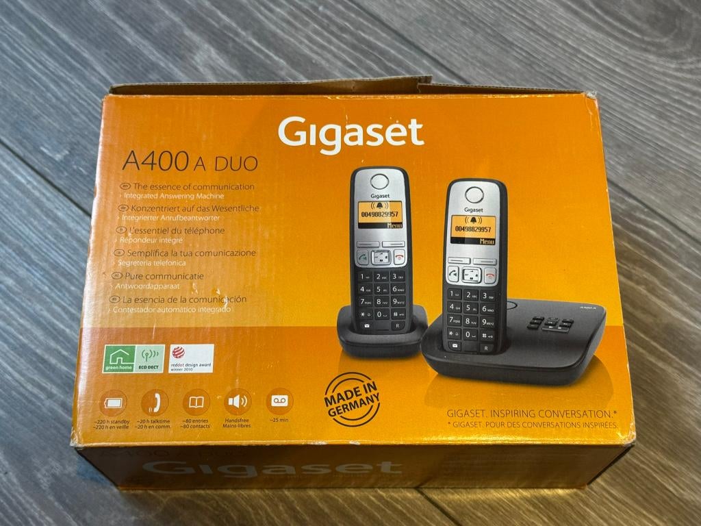 Siemens Gigaset A400 A, Telecommunicatie, Ophalen, Gebruikt, 3 handsets