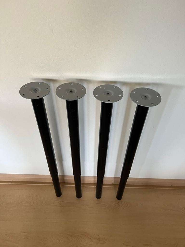 IKEA OLOV in hoogte verstelbare tafelpoten (4 stuks), Huis en Inrichting, Tafelonderdelen, Ophalen, Tafelpoot, Gebruikt, 50 tot 100 cm